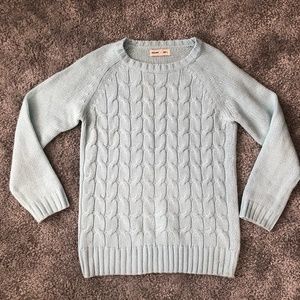 HOUSE baby blue knit sweater